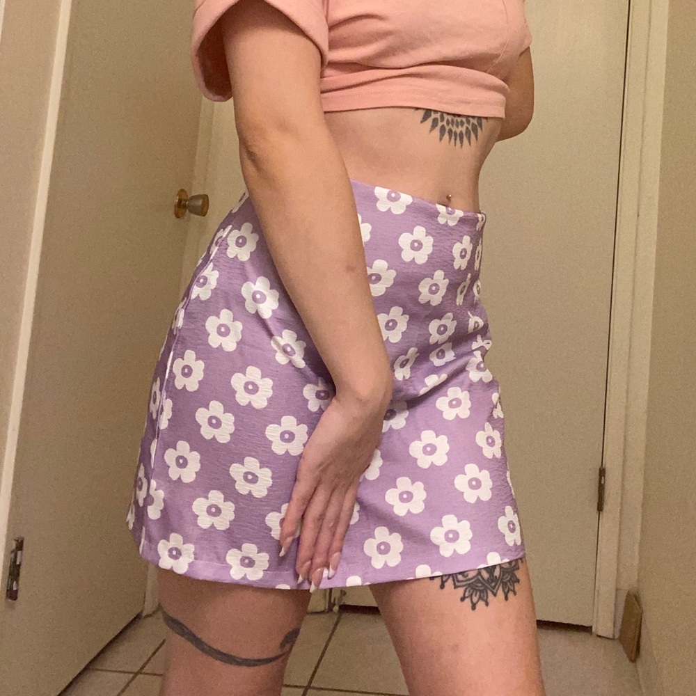 Lilac A-line Skirt